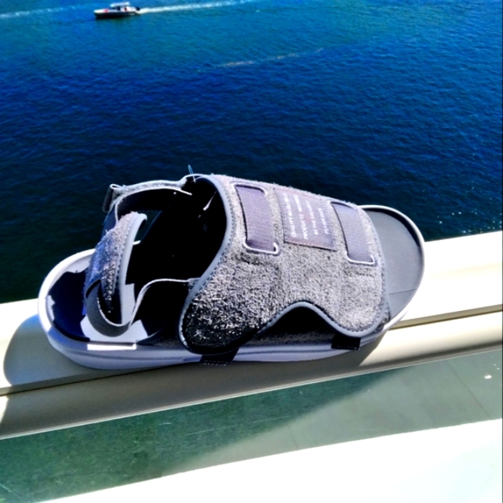 Nike Air Jordan Retro 23 LS slides Sandals Winter Grey DJ9857-002 Cool Grey - Picture 5 of 9